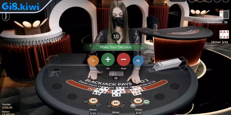 Blackjack GI8 Bí Quyết Chinh Phục Trò Chơi 21 Điểm Đỉnh Cao 3 Chiến thuật nhân đôi Blackjack GI8